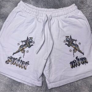 MBM Gallery Marcos Alvarado Rare Saint MBM Skeleton Sweatpants Shorts